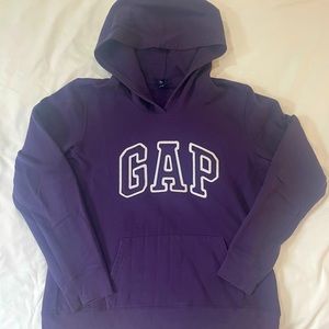 Purple Gap hooded sweatshirt